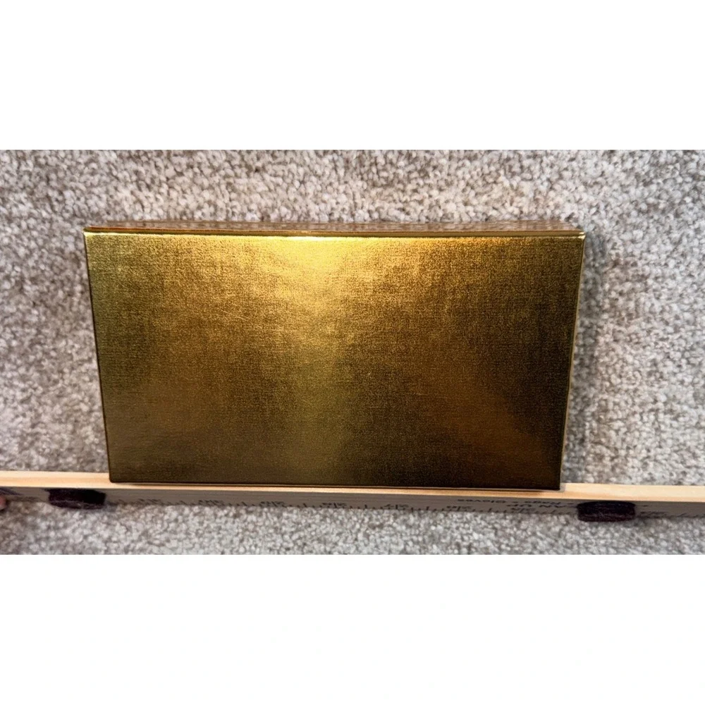 Vintage Estee Lauder Gold Wave Compact Set Translucent Face Powder Ecru Style